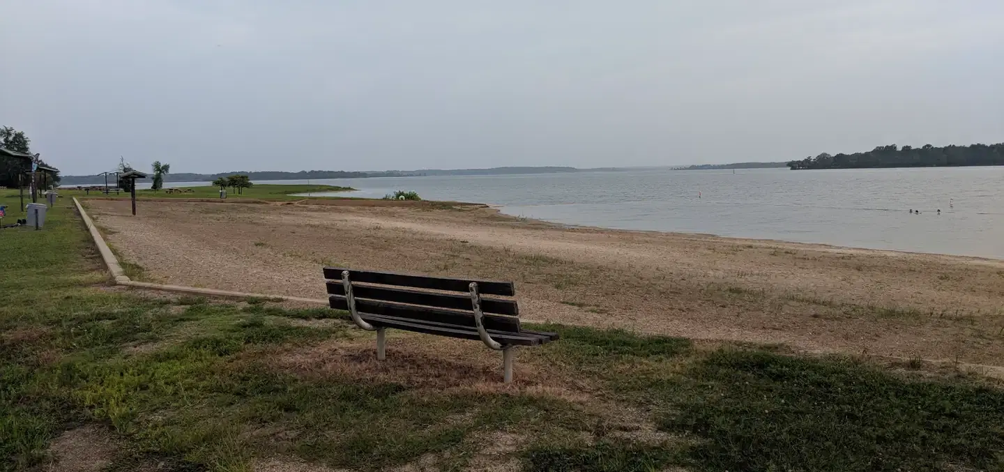 North Shore Beach at Wright Patman Lake.