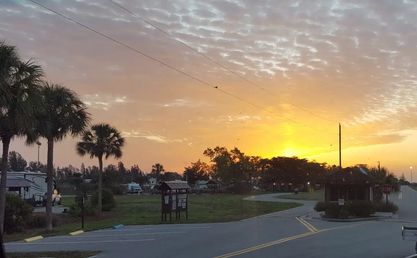 Sunrise at Ortona South