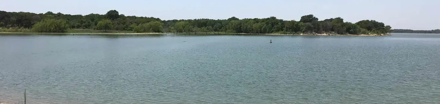 View of Waco Lake from Midway Park