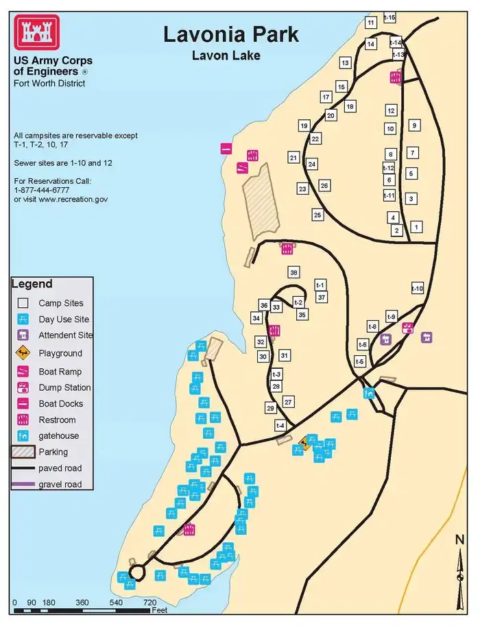 Lavonia Park Map
