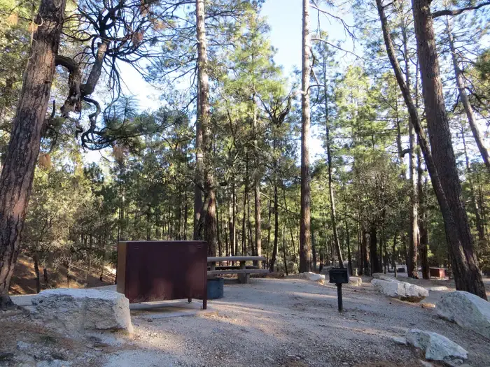 Rose Canyon Lake Campground .