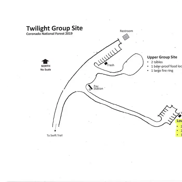 Lower Twilight Group Site Map