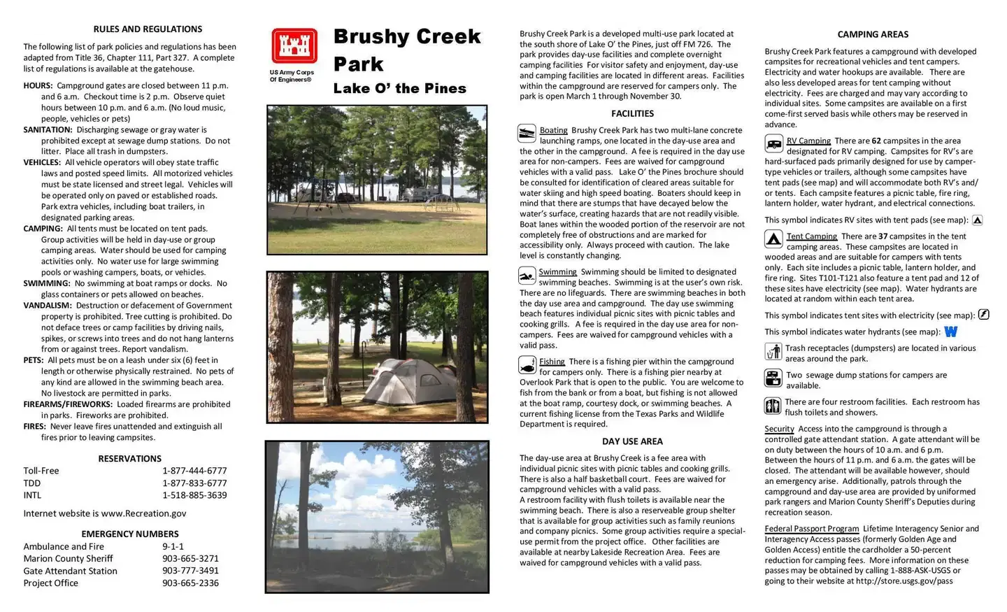 Brushy Creek Brochure Front