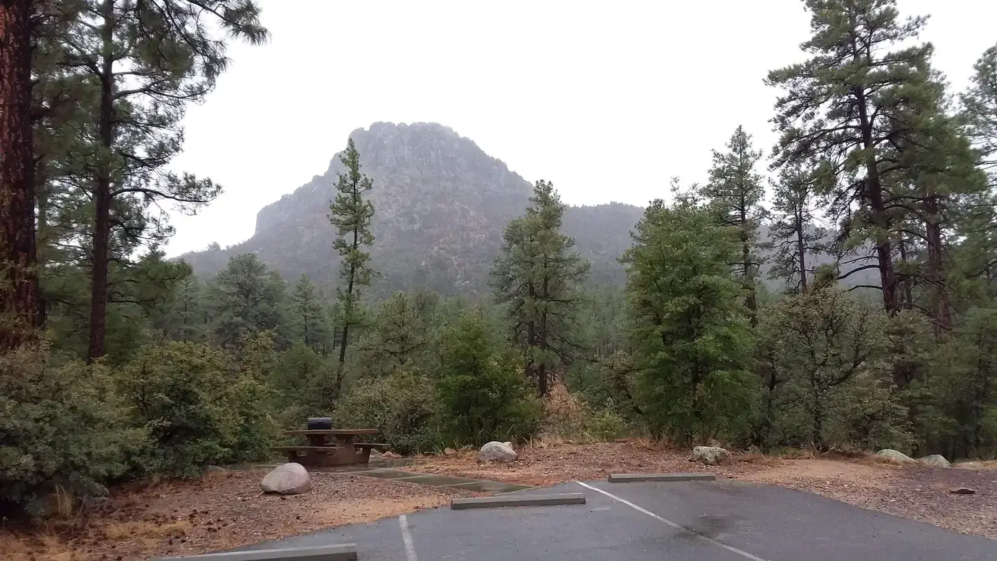 Thumb Butte Group Site Mountain Views