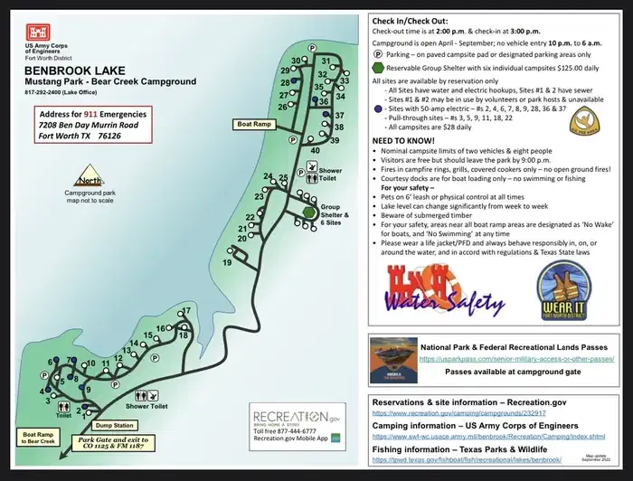 BEAR CREEK Park Map