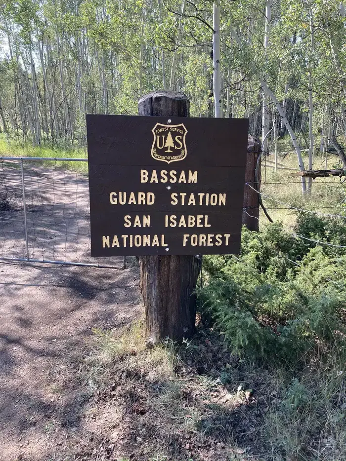 Wooden sign