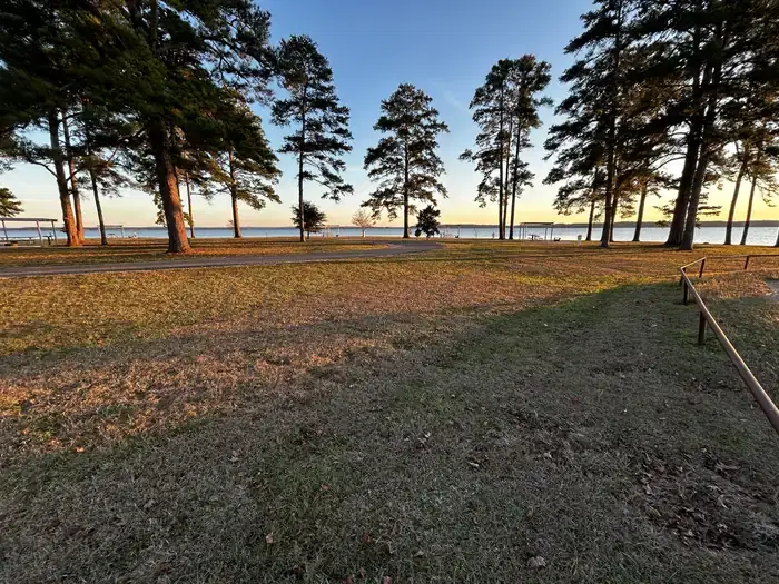 A photo at RAYBURN the view to the south from near LOOB Restroom Building.